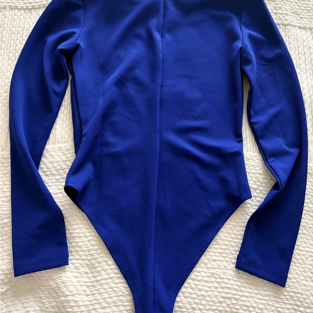 Zara Royal Blue Long Sleeve Bodysuit